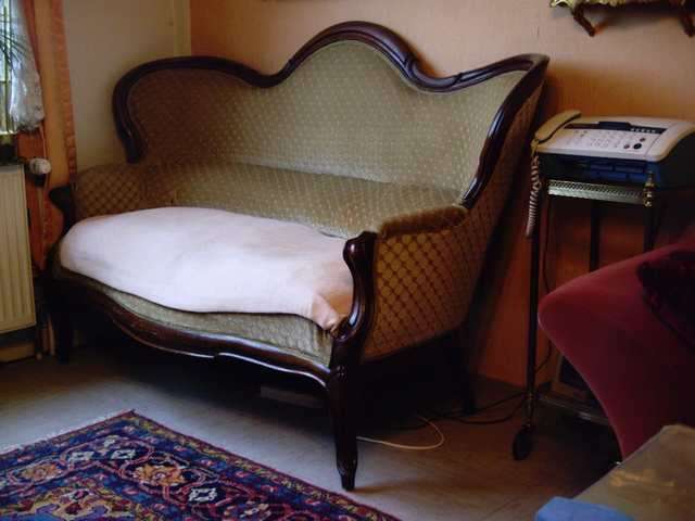 Mahagoni Sofa Berliner Spätbiedermeier